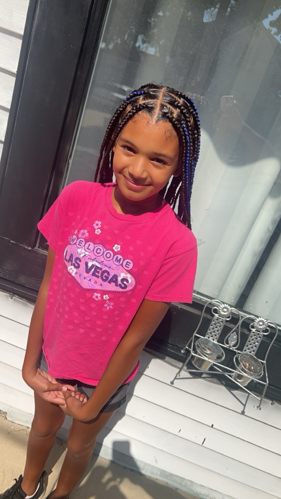 Kids Medium Knotless Braids