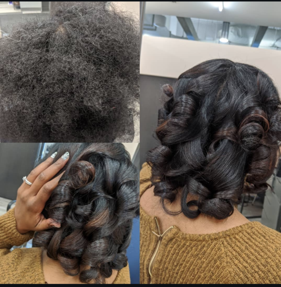 Natural Silk Press at Hair by A. Renèe in Stonecrest, GA