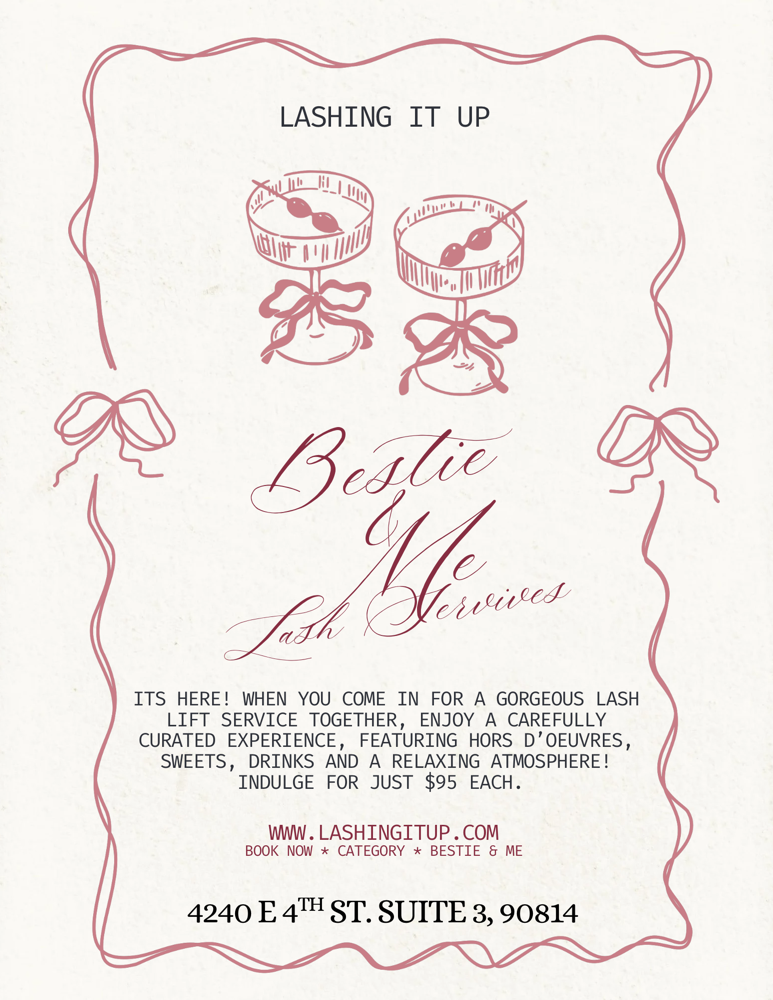 Bestie & Me Lash lifts