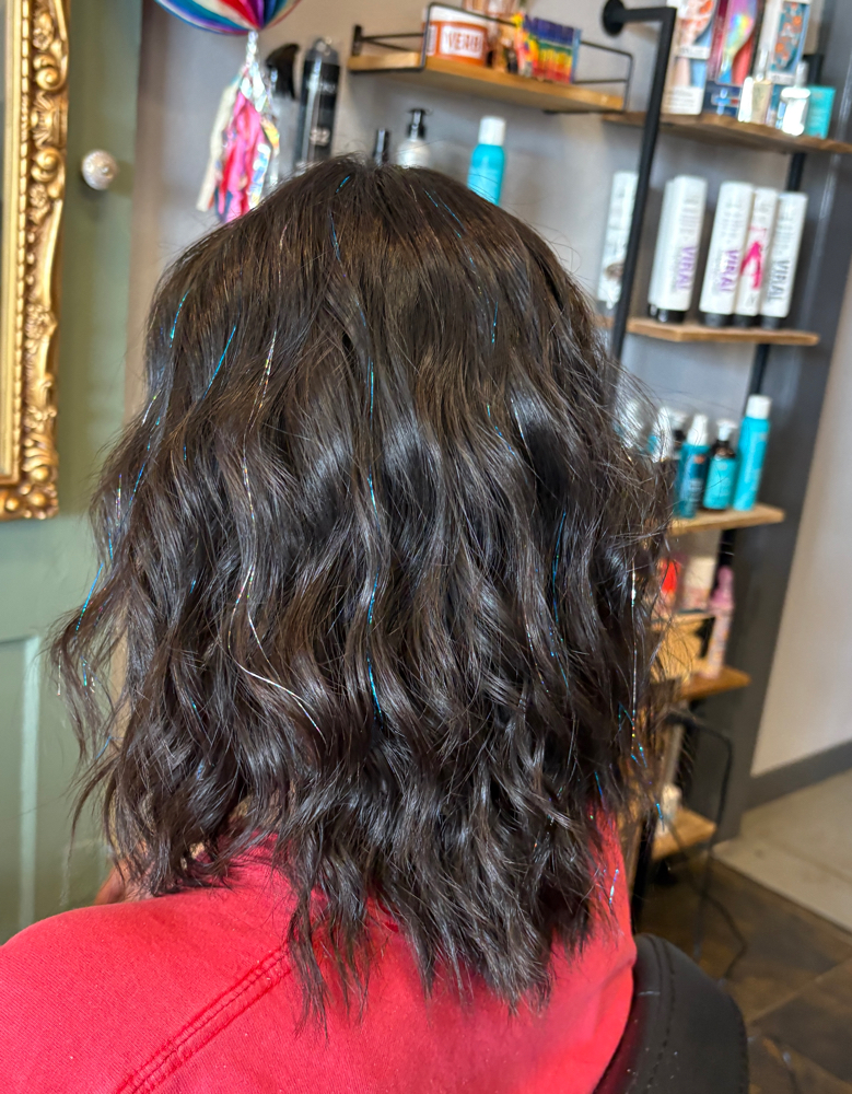 Tinsel at Zen Salon in Lowell, AR