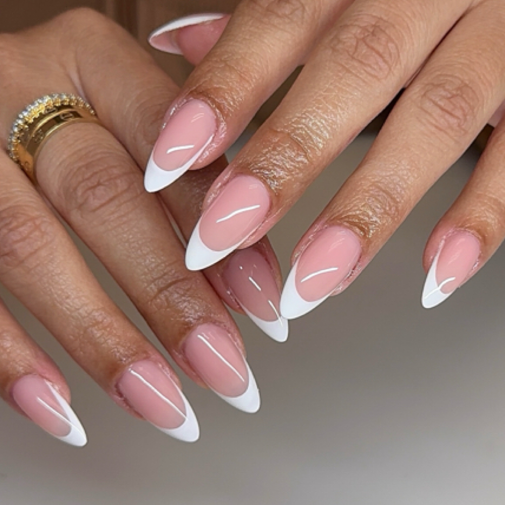 French tips at Creative Clawz in Las Vegas, NV