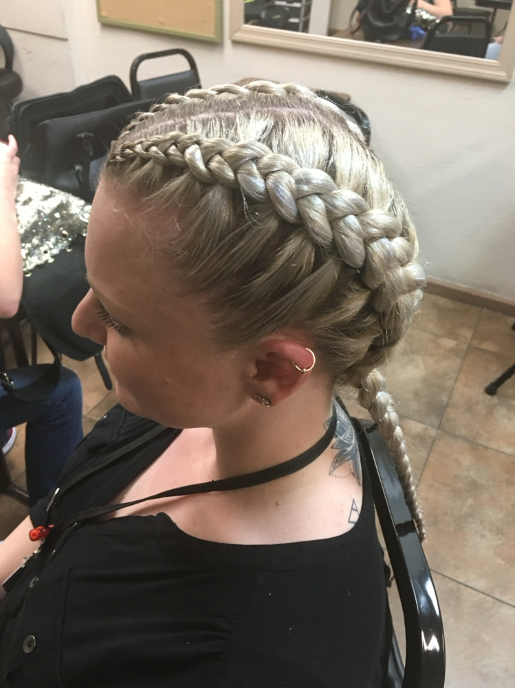 Braids On Straight Hair at KG Stylez N Cutz in Katy, TX