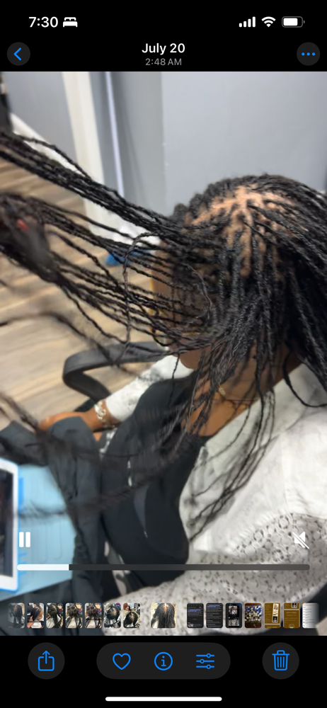 Microloc With Extentions at The Naturlist Locd Queen in Indianapolis, IN