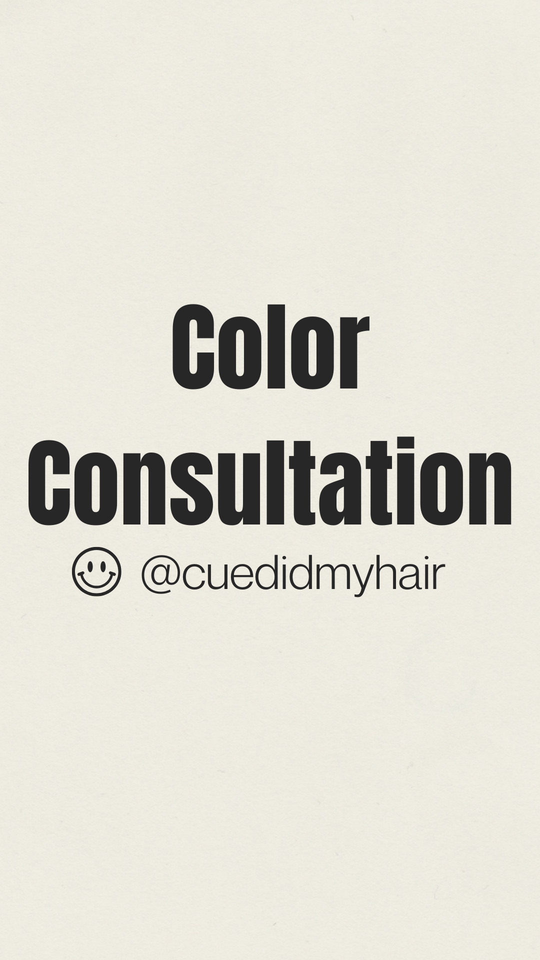 Color Consultation at en•Cue Hair Studio in Long Beach, CA
