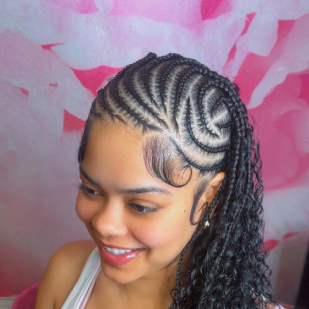 Fulani w/Knotless Braids or Layers at Everything Braids in Maitland, FL