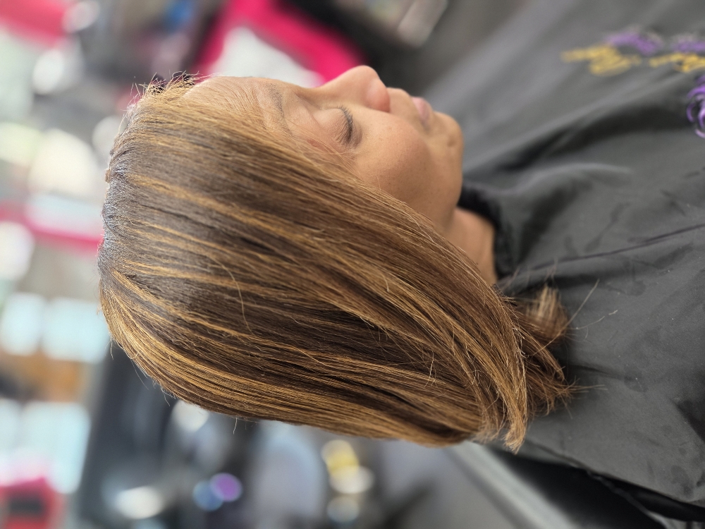 Full Head Highlights at Don Raye Hair Experience in Garden City, NY