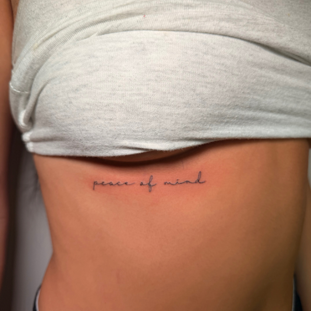 Small Fine Line Tattoo at Tattoo Tech in Moraine, OH