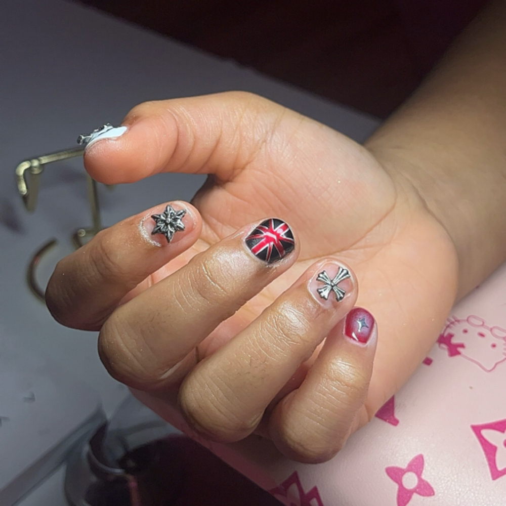 Manicure🎀 at Nails by Val in Powder springs and alpharetta, GA
