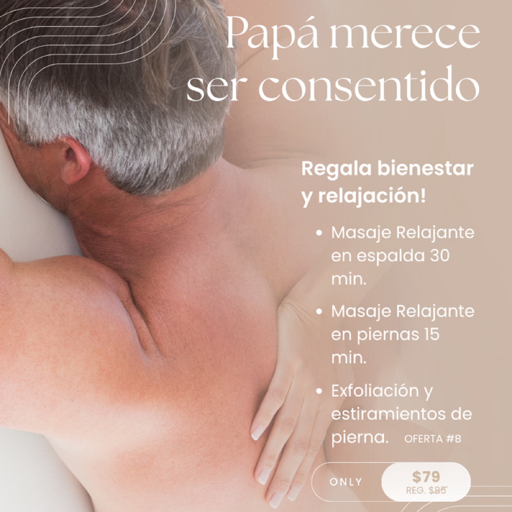 OFERTA #B Masaje Espalda 30 min y M at Piel Serena in Moca, PR