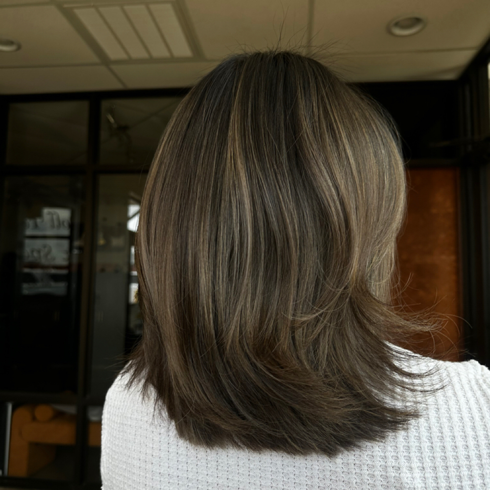 Highlight Retouch at rylies roots in Lubbock, TX