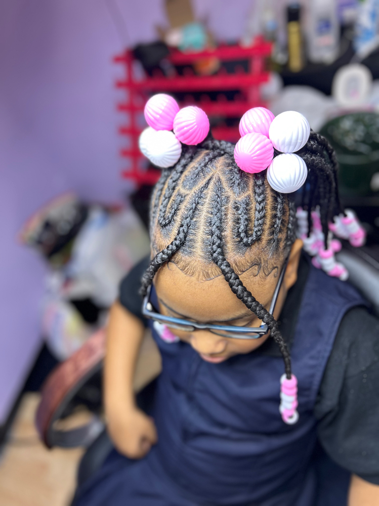 Kids Braided Pony Tail