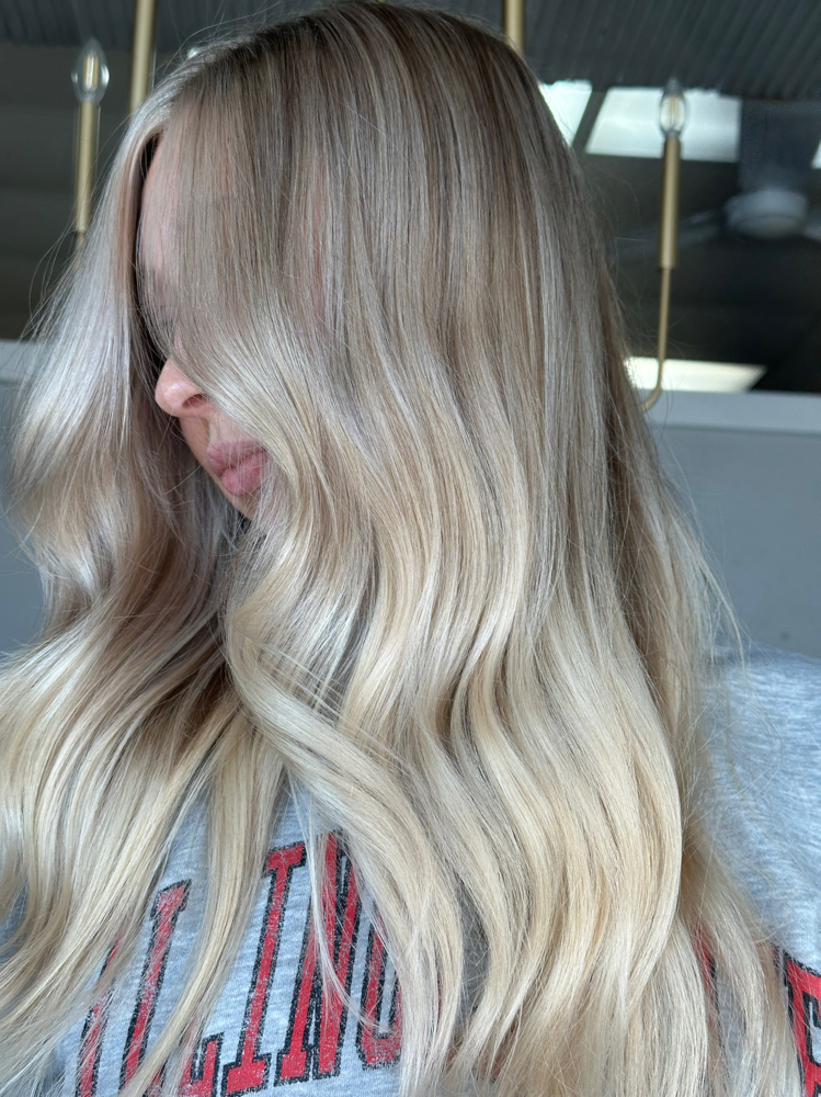 Mane Girl Custom Blonding at Mane Girl Hair Lounge in Pekin, IL