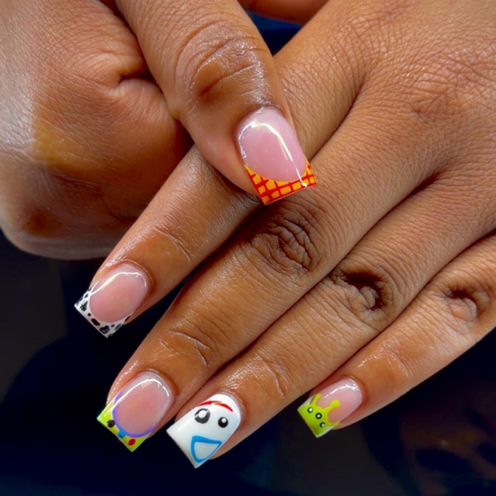 Full Polygel/Acrylic Set W/ Gel 🩷 at Get Nailed Salon Suite in Lexington, KY