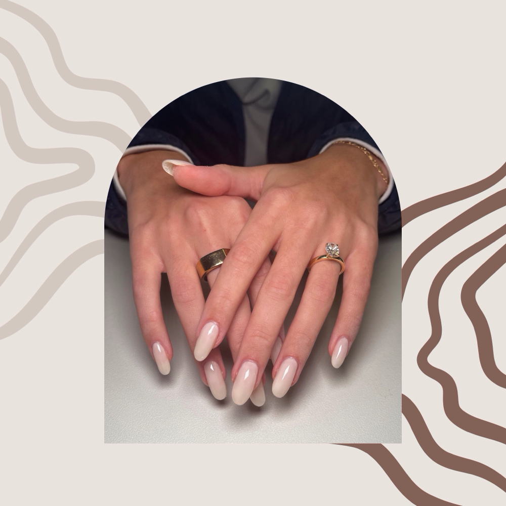 Gel-x + solid color