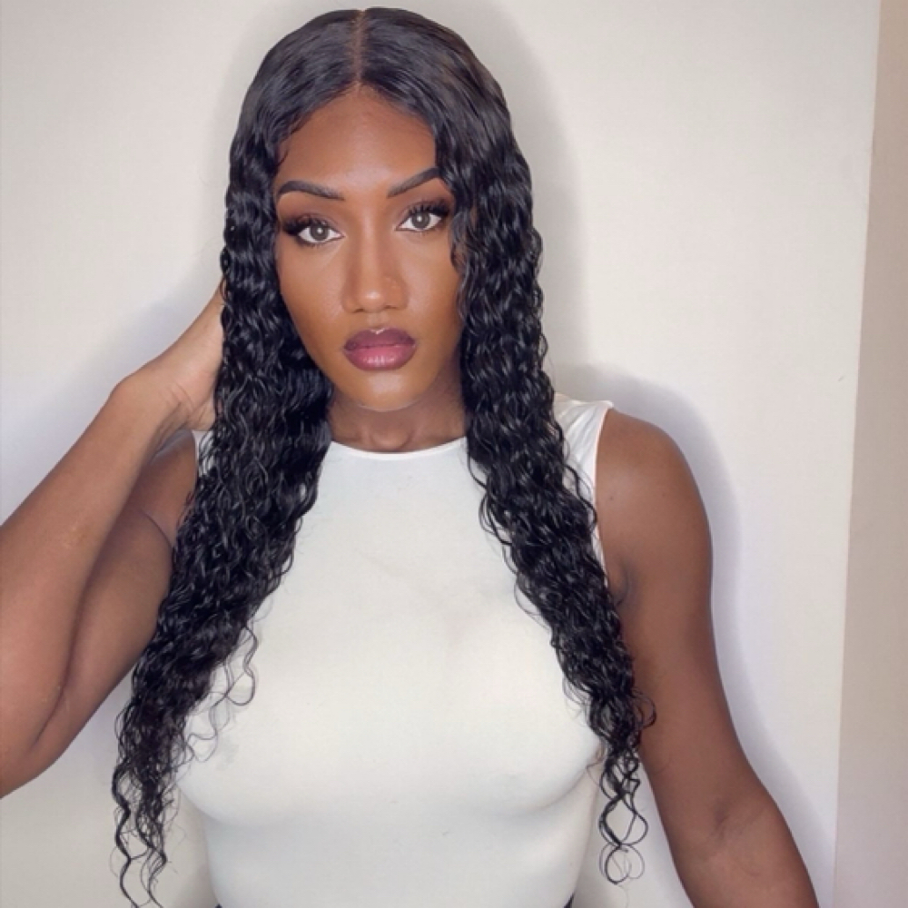 24” Glueless Exotic wave  w/install