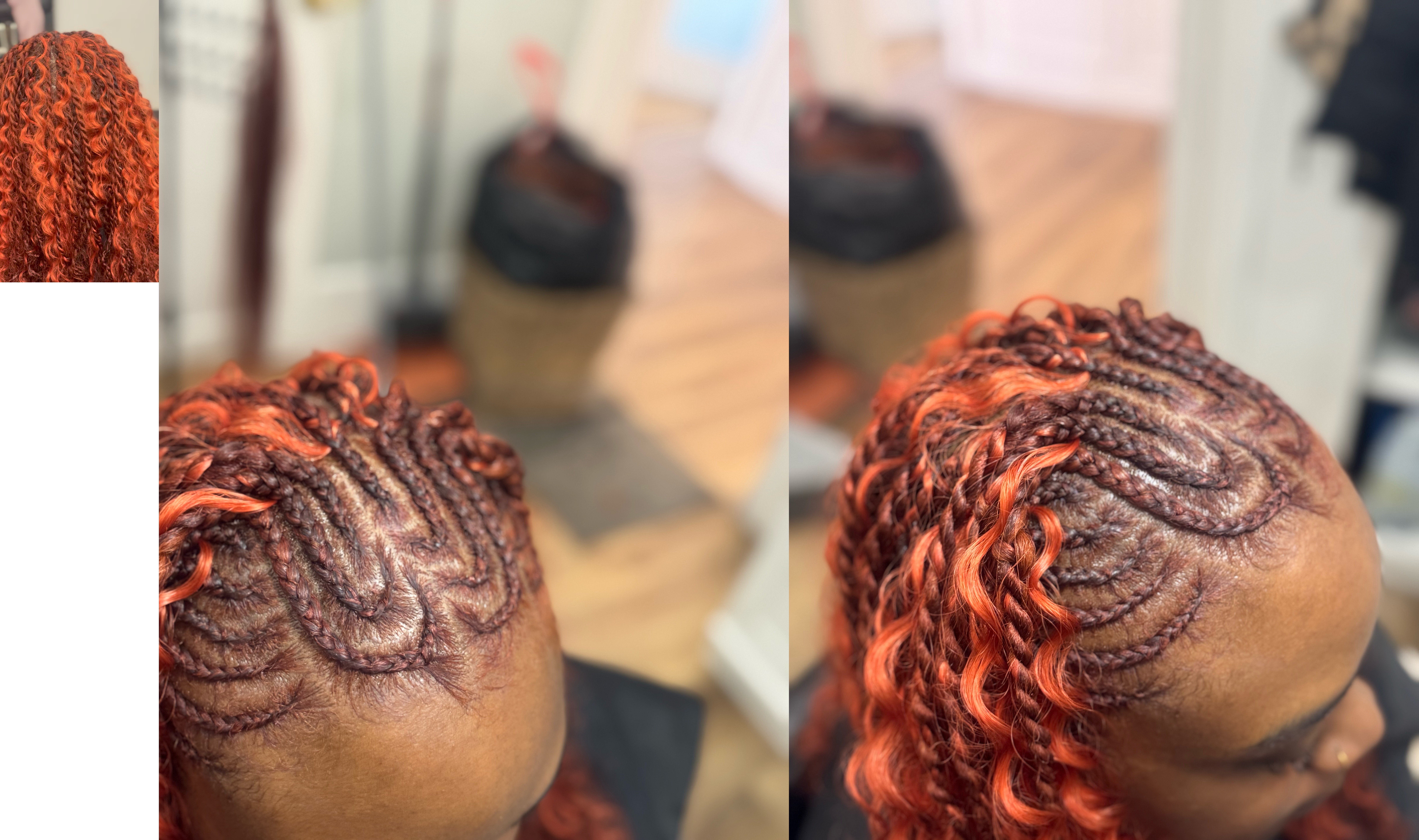 Boho Fulani Design with back twist at Michou  HairBraiding in Anaheim, CA