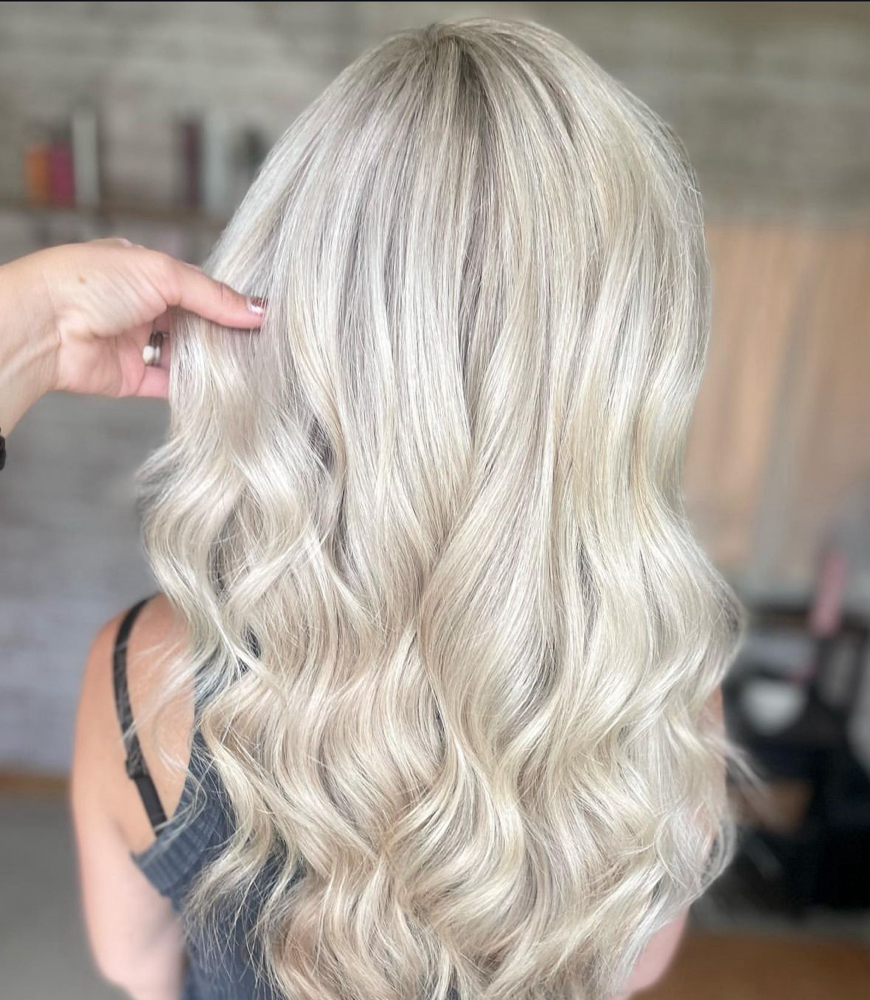 Platinum Blonde foiling