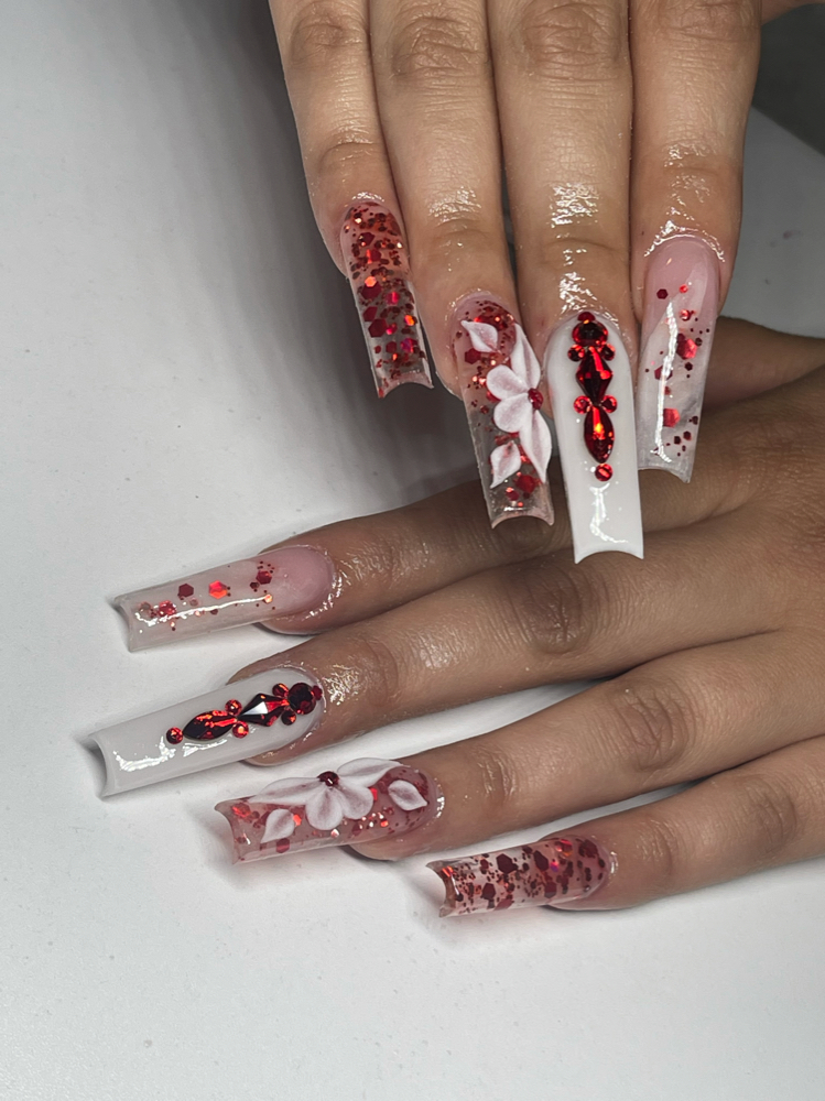 3D Flower Per Nail