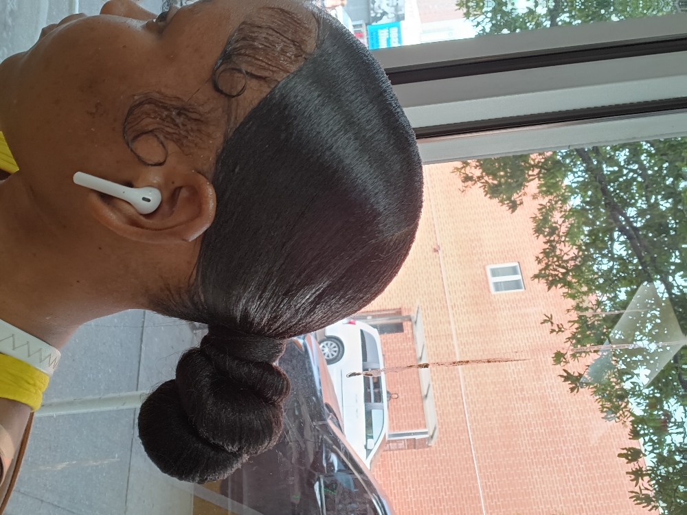 Ponytail With Braiding Hair at Wavelength Beauty By Donna in Mount Laurel, NJ
