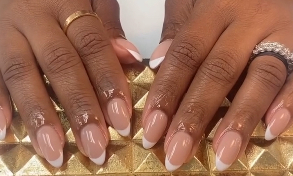 Hand Painted french Tips