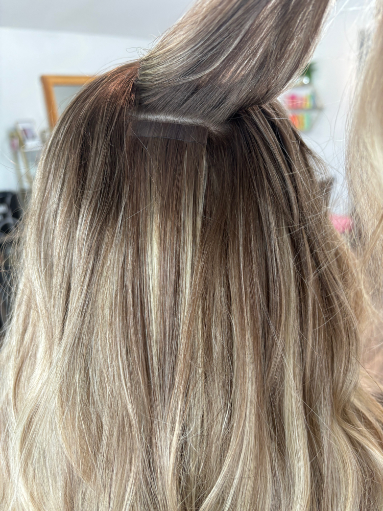 Extension Removal (tape Ins) at The Beauty Lab Hair Co. in Lexington, NC