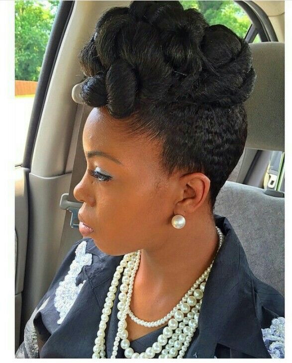 Pin Up (on natural hair)