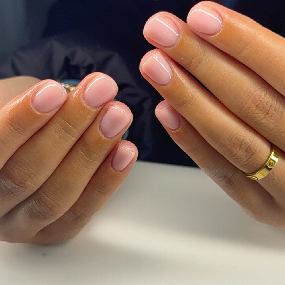 Builder gel manicure at Sets by Hannah in Hilliard, OH