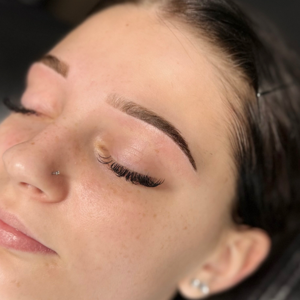 Hybrid Brow Stain + Shape at Premier Lash Spa & Academy in Effingham, IL