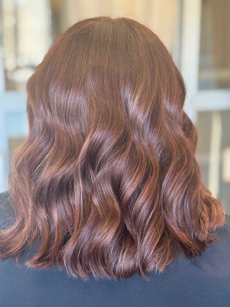 Root Color With Haircut