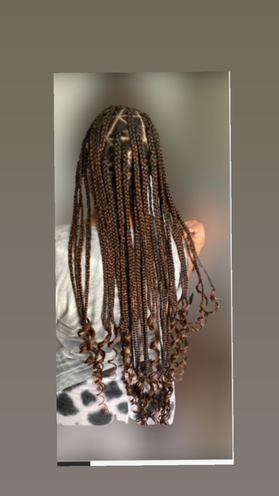 Large  Knotless box braids