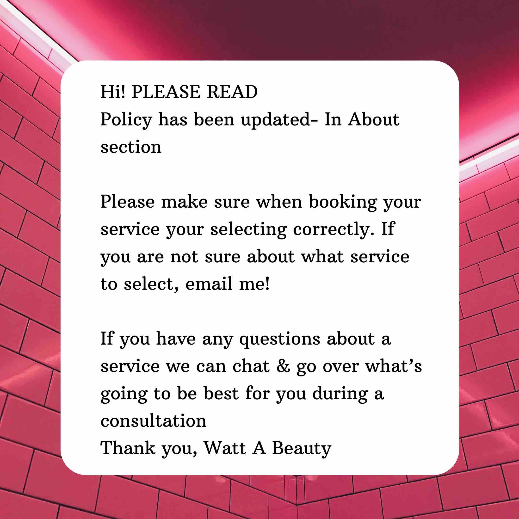 Service Consultation