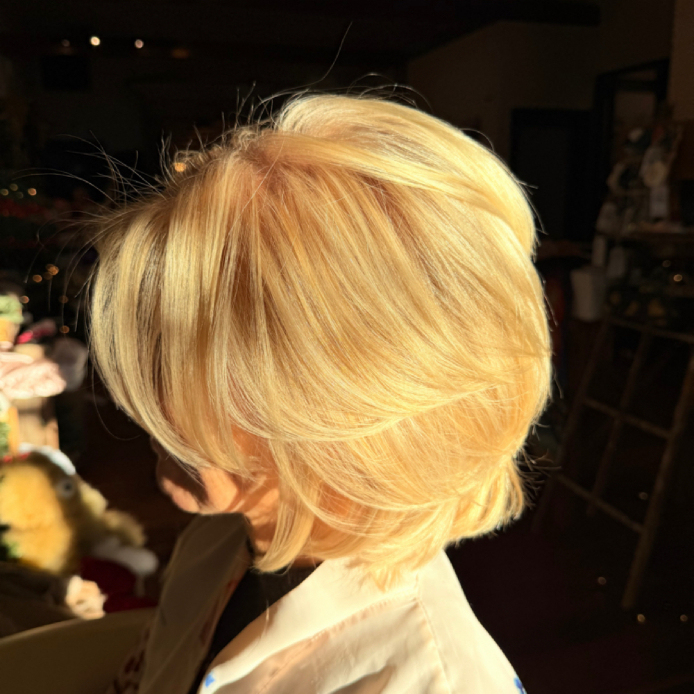 Women's Haircut at The Front Page Beauty Bar & Barber in Woodbury, CT