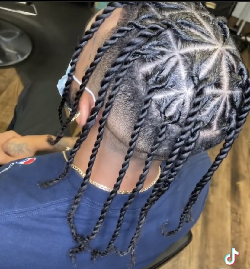 Mens 2 Strand Twist