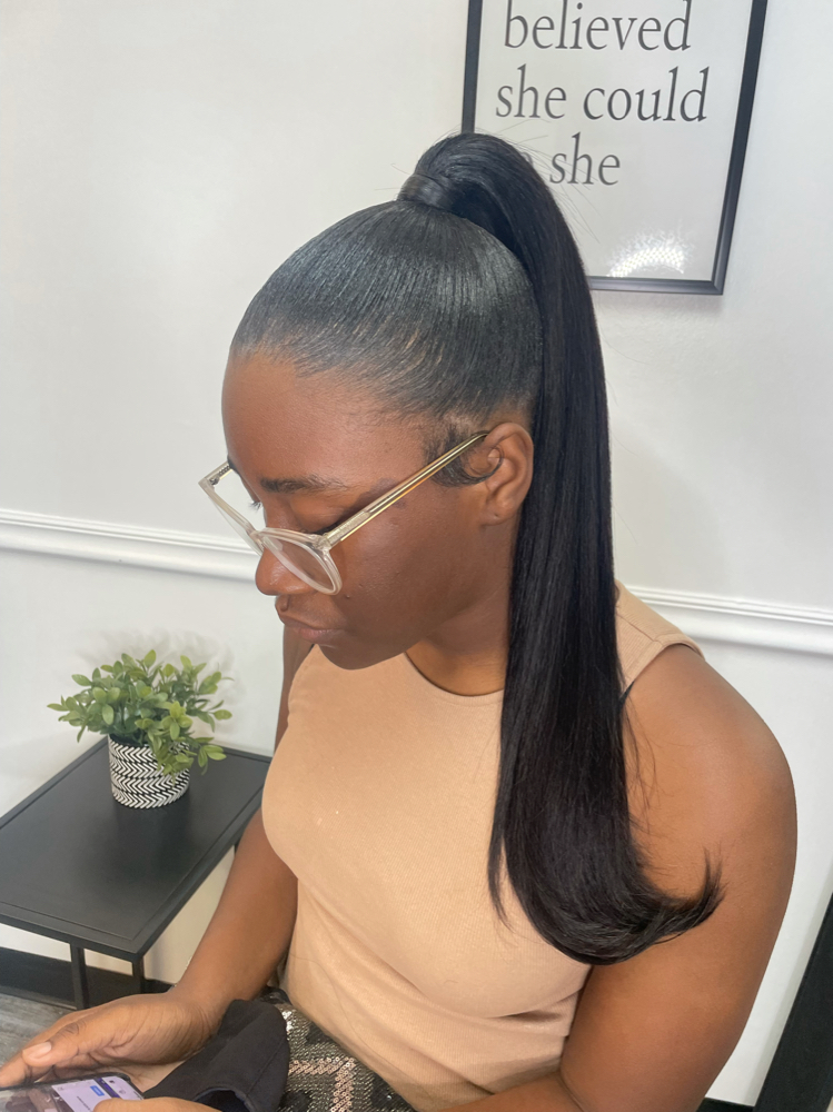 Basic extended ponytail