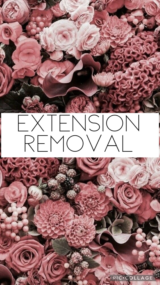 Extension Removal W/ Wash & Style