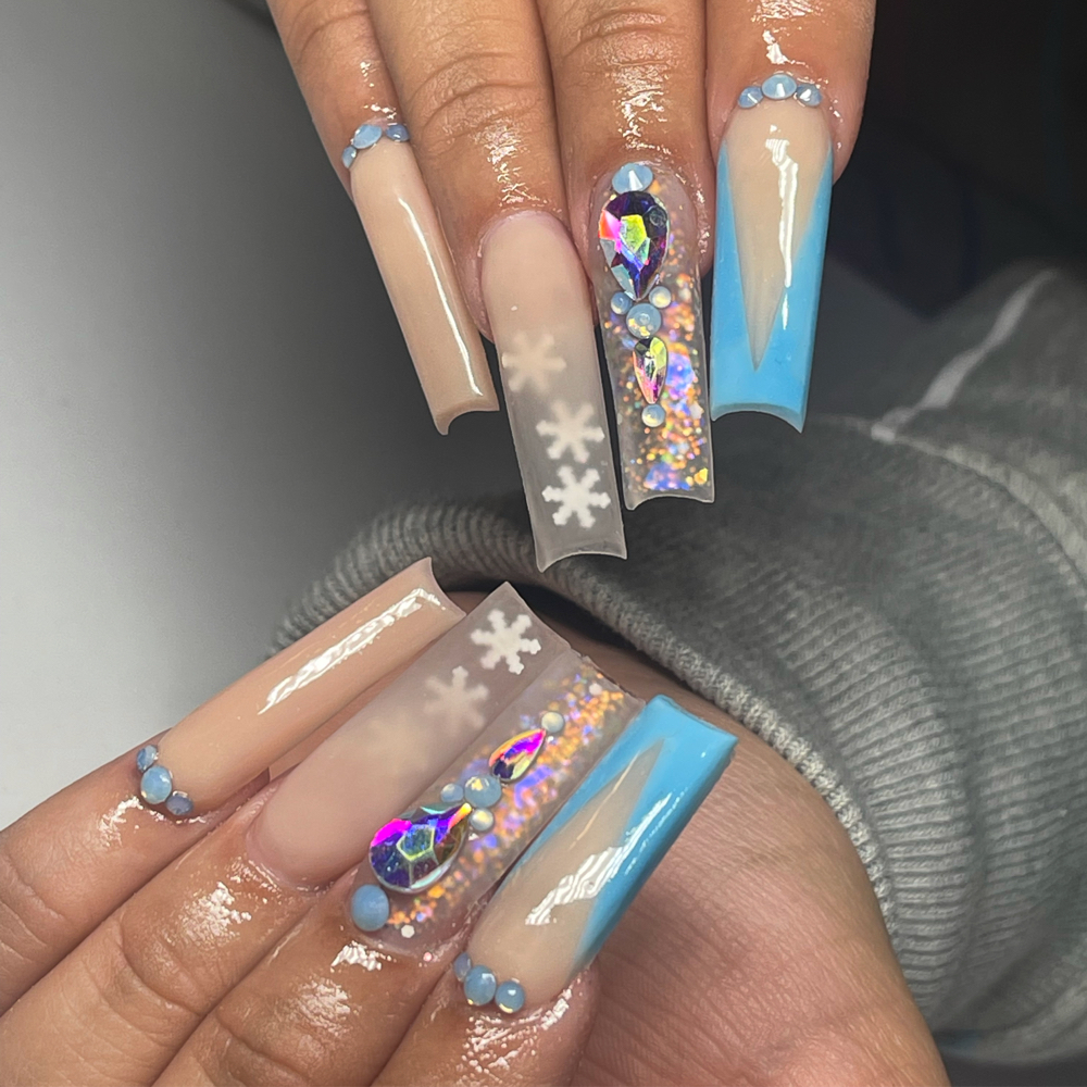 Encapsulated Nail Art Per Nail