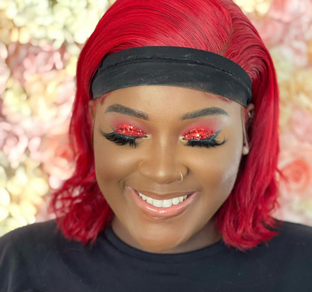 Full Luxe Glam with Glitter