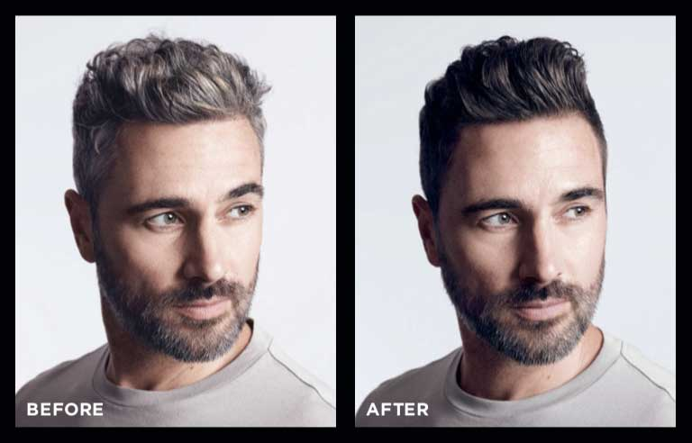 Grey Blending Mens Color
