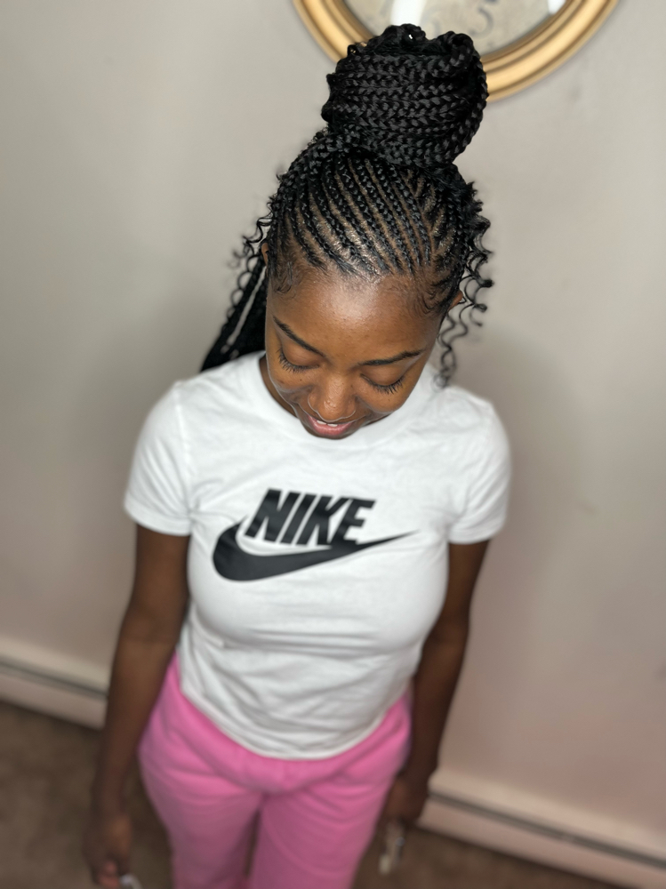 Half&Half Goddest Braids Small at JayBraids in Richmond Hts, OH
