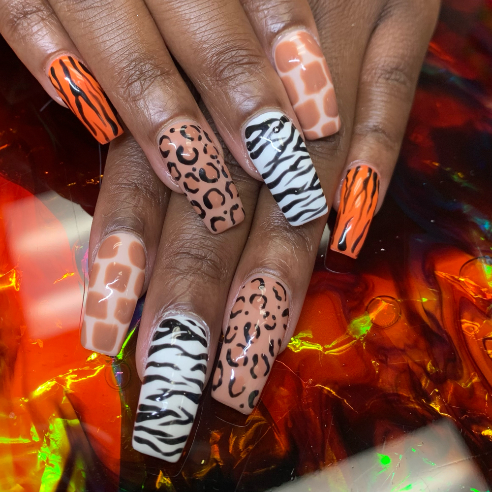 Painted Nail Designs (All Nails) at Pop of Color by Zipporah in St. Albans, NY