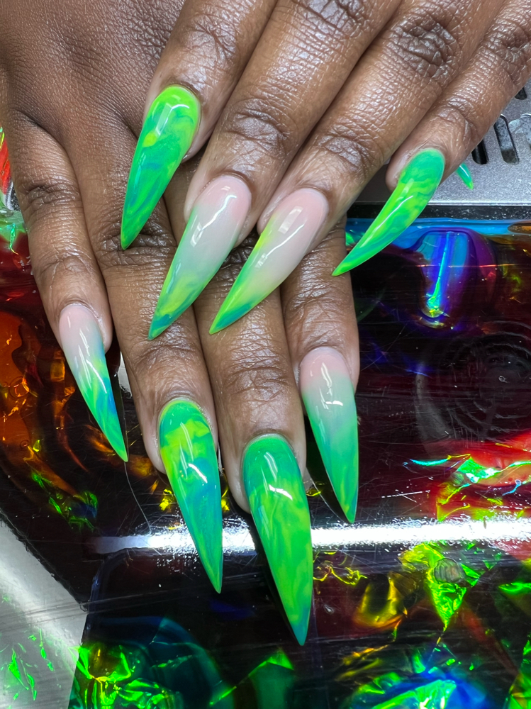 Stiletto Full Set Gel Polish Incl. at Pop of Color by Zipporah in St. Albans, NY