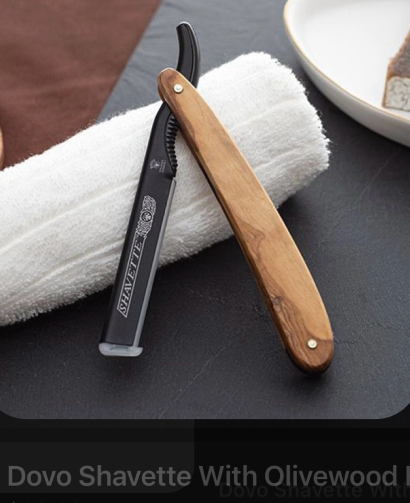 Straight Razor and Hot Towel