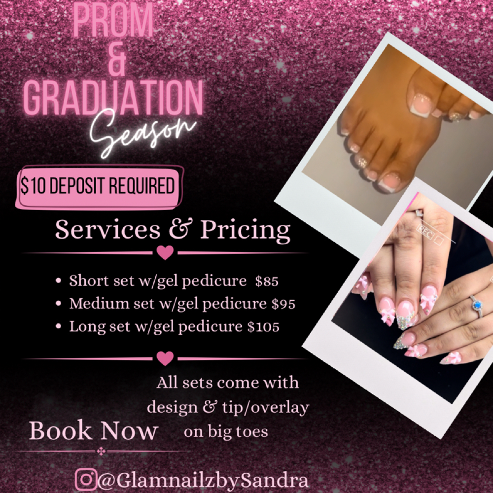 Prom & Grad Season at Glam Nailz in Dearborn, MI