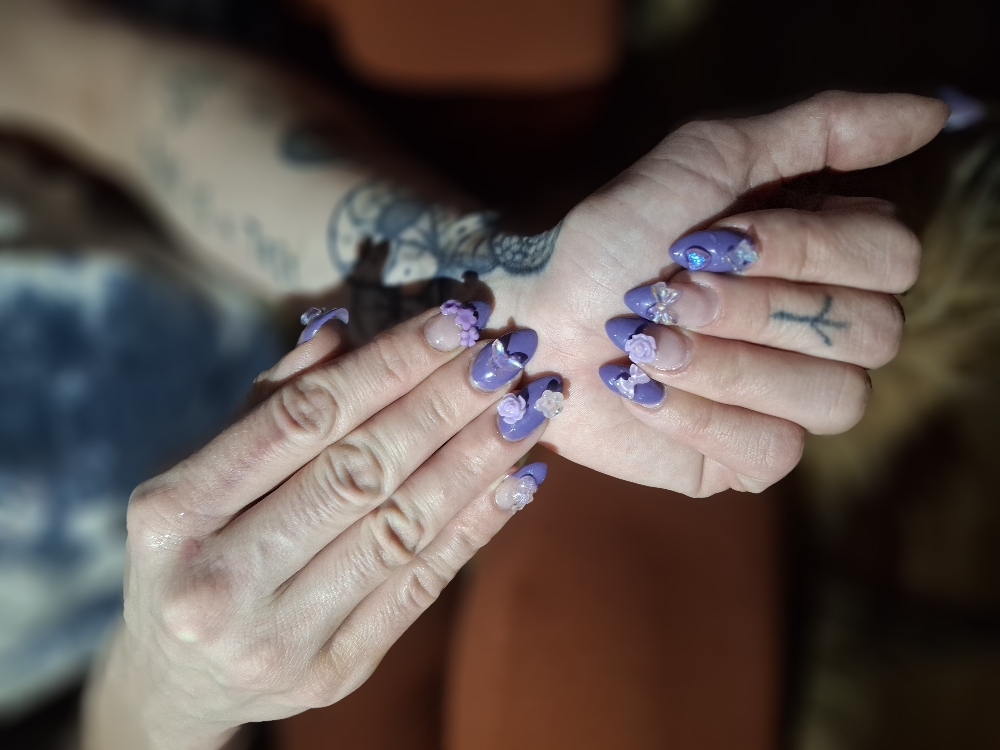 GelX Full Set with Nail Art