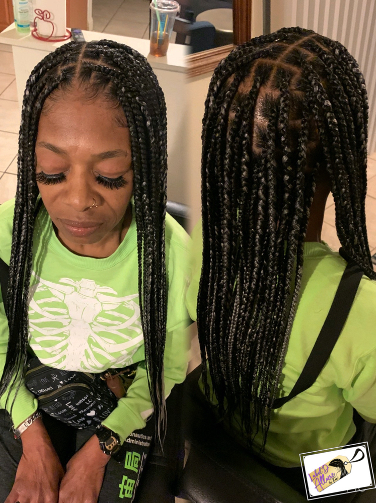 Sm Knotless Box Braids Reg Length