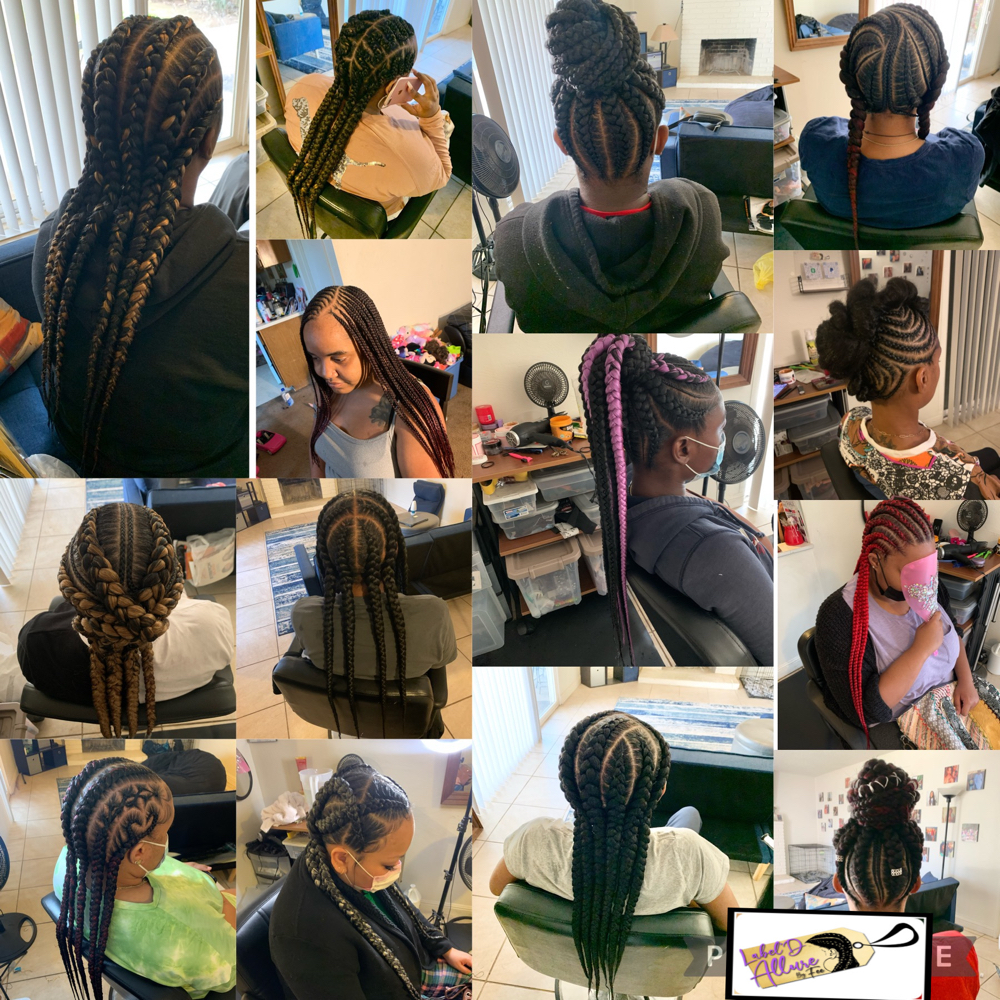 Feed In French Braid Designs 💕