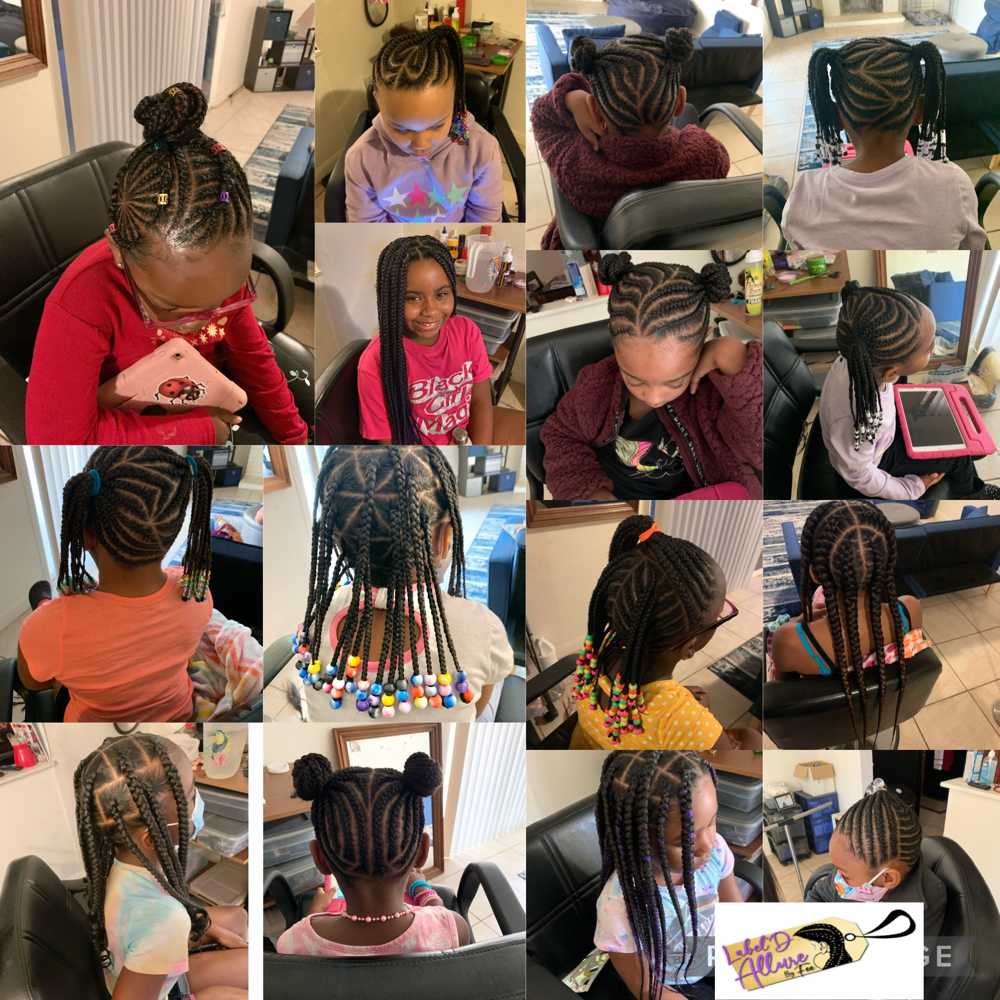 Kids Braid Styles💕 (11 & Under)