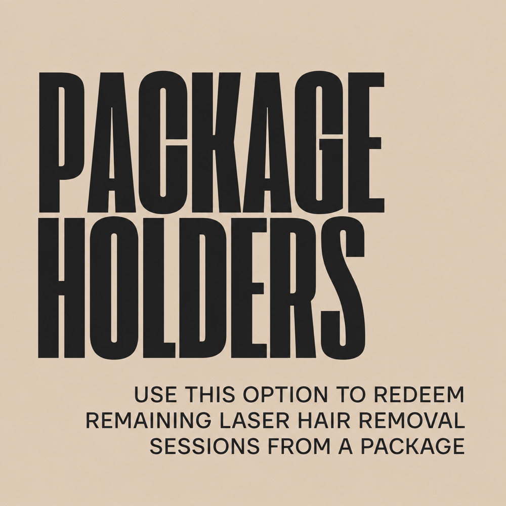 PACKAGE HOLDERS at FACE2FACE SKIN STUDIO in Kew Gardens, NY