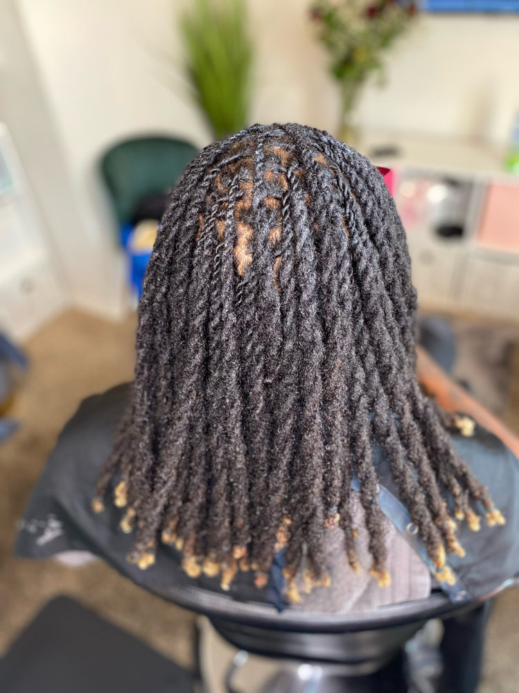 Retwist With Rope Twist Med Length