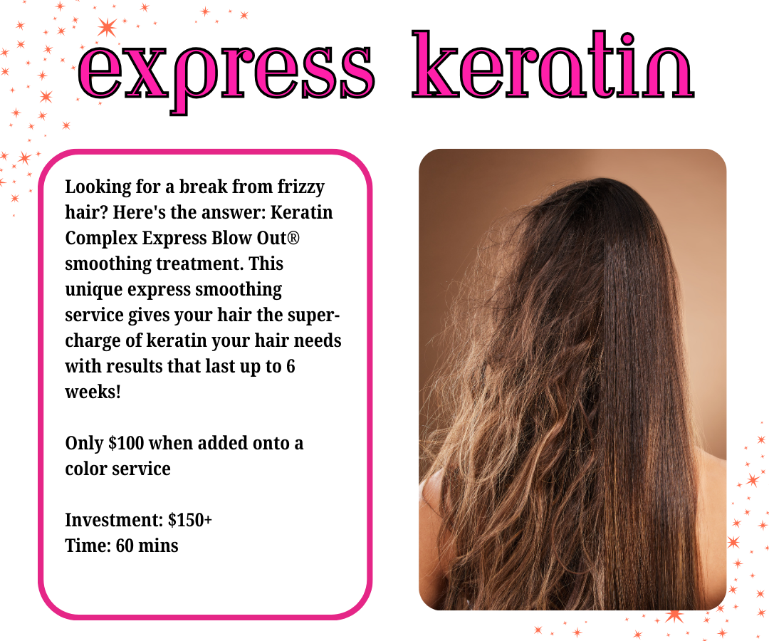 Express Keratin at Hair Of Confidence in Somers, CT